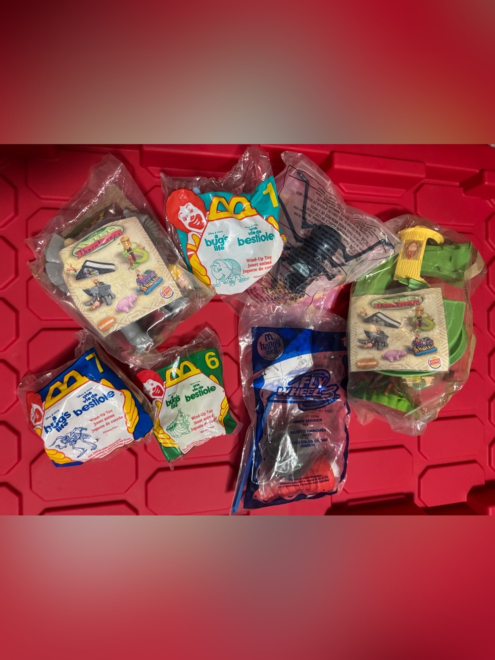 McDonald's Happy Meal Bugs Life Wind-Up Toy - Assorted Red/Blue/ Burger King